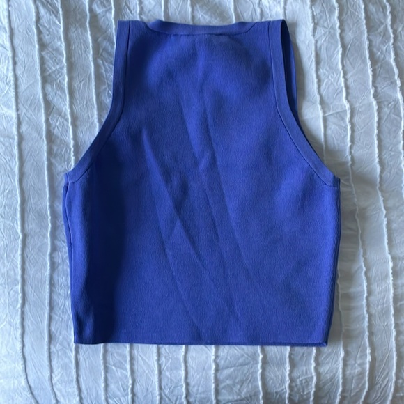 Blue ZARA crop top - Picture 2 of 3